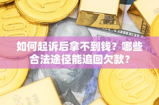 武汉如何起诉后拿不到钱？哪些合法途径能追回欠款？