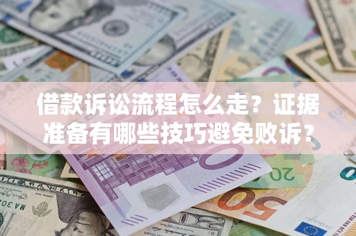 武汉借款诉讼流程怎么走？证据准备有哪些技巧避免败诉？