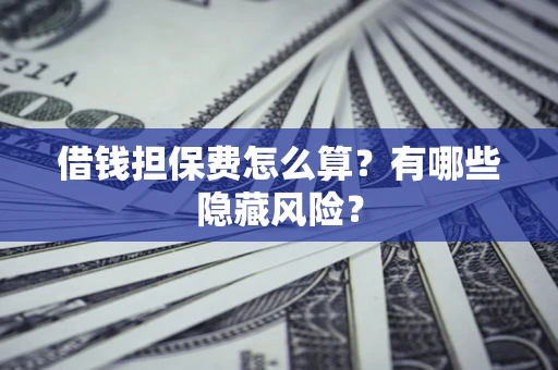 武汉借钱担保费怎么算？有哪些隐藏风险？