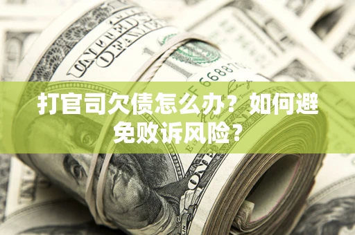 武汉打官司欠债怎么办？如何避免败诉风险？