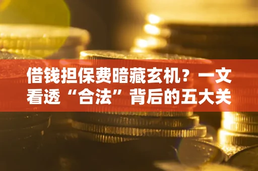 武汉借钱担保费暗藏玄机？一文看透“合法”背后的五大关键陷阱