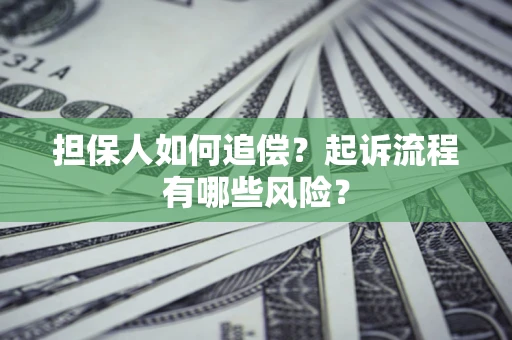 武汉担保人如何追偿？起诉流程有哪些风险？